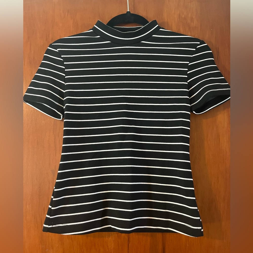 American Apparel fitted striped t-shirt